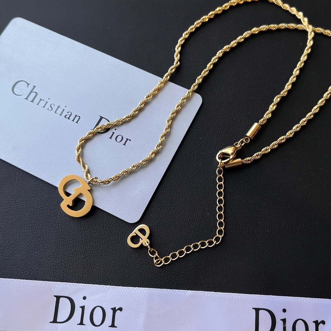 X480  Dior CD necklace 110494