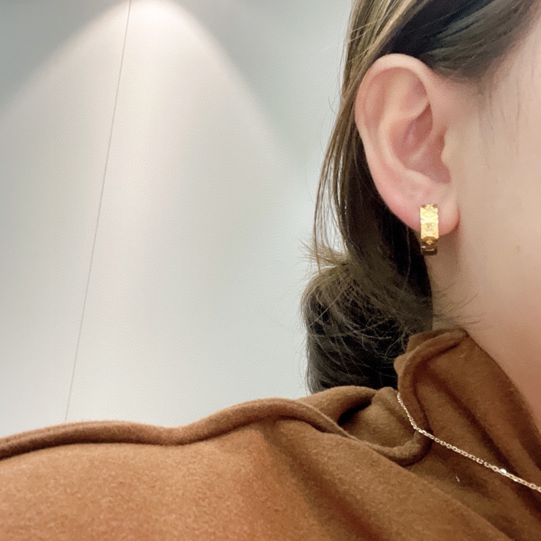 A675/A676 LV gold/Silver earrings