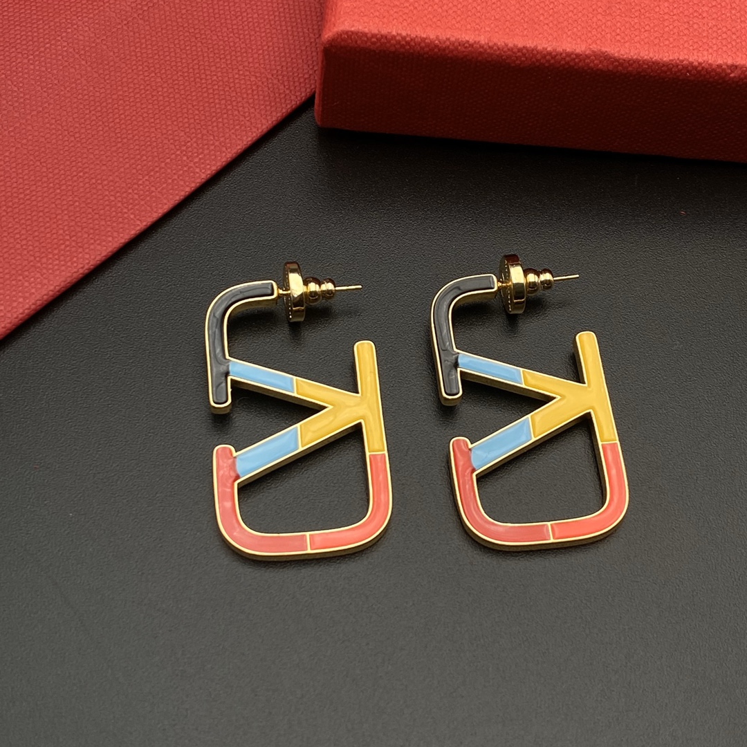 A1356 valentino colorful earrings