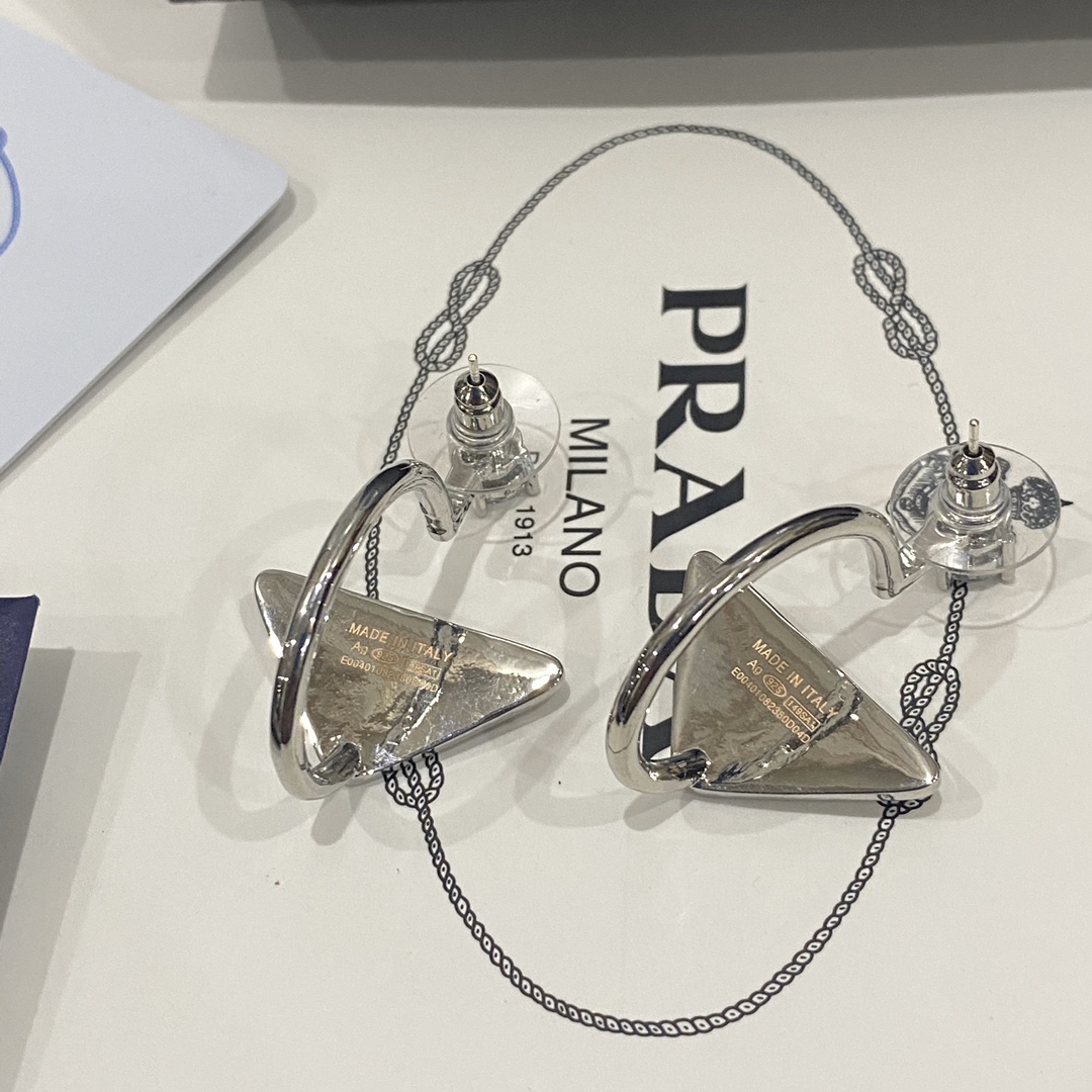 A1234 PRADA crystal wedding earrings