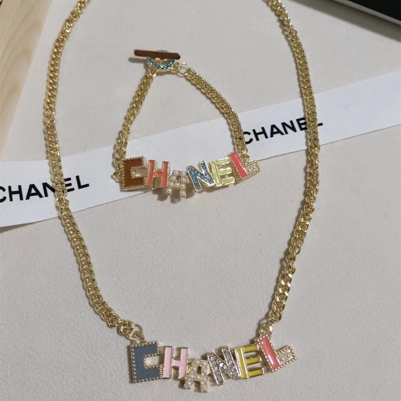 Chanel Colorful bracelet/necklace 111018