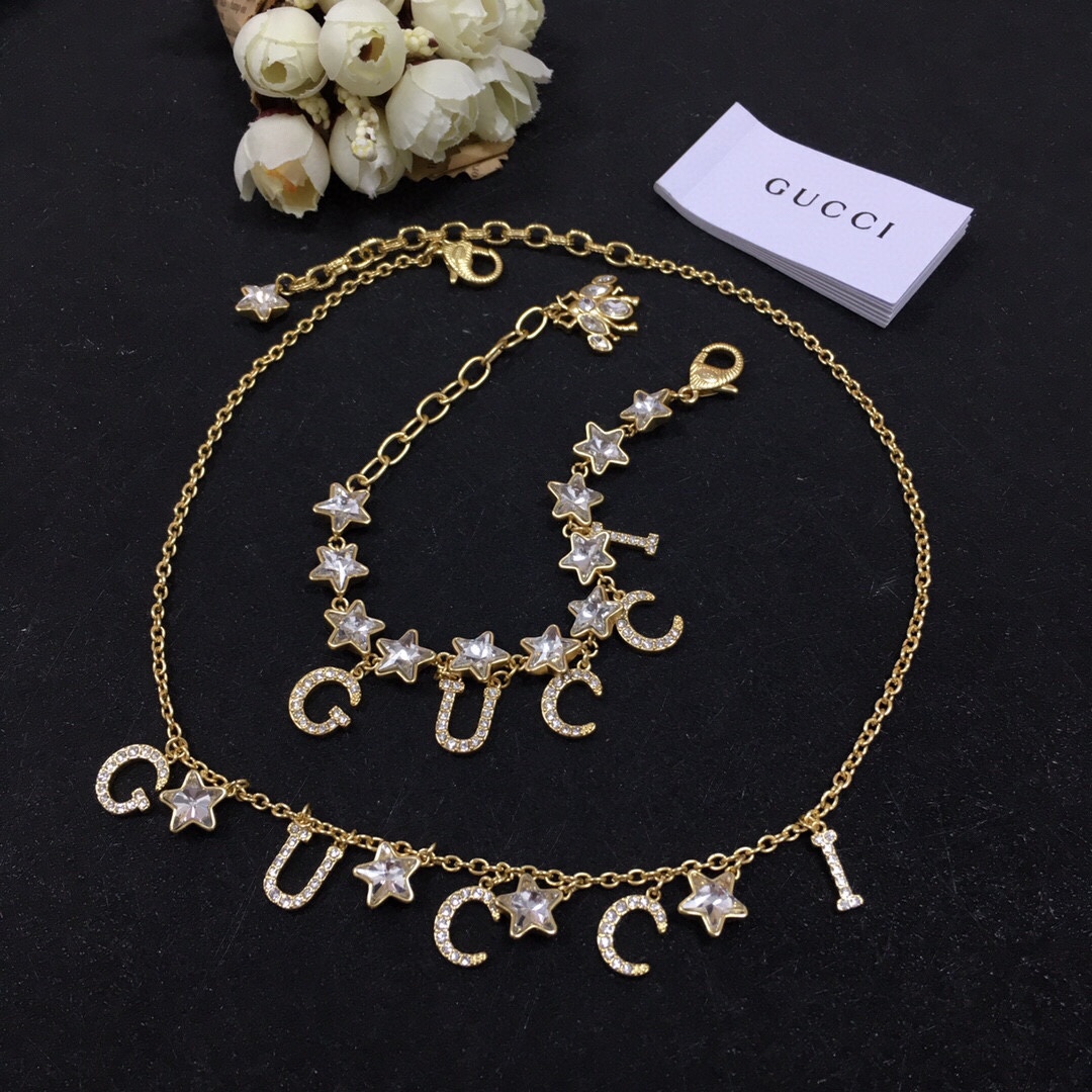 Gucci star bracelet/necklace 111017