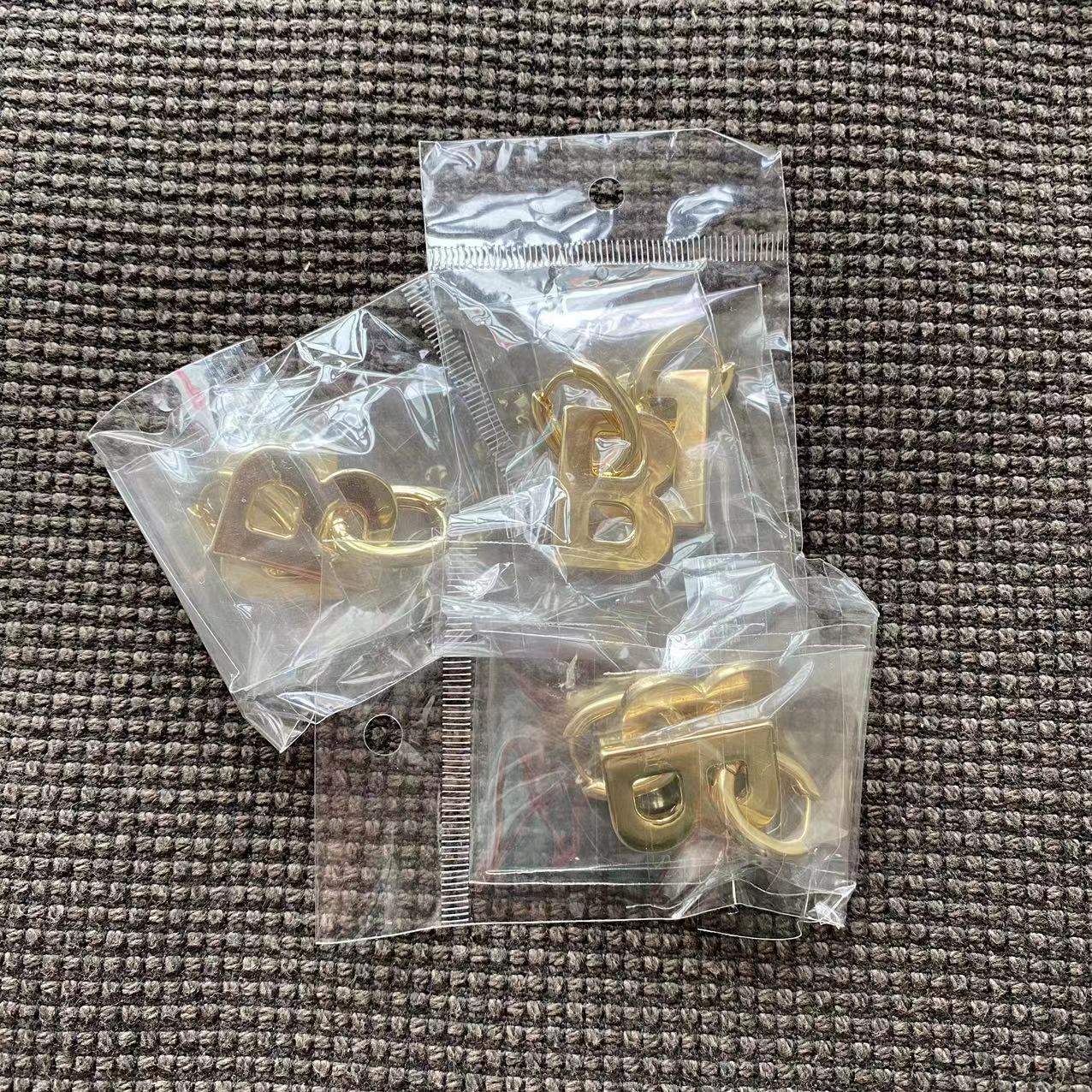 Big sale! Balenciaga gold BB earrings New