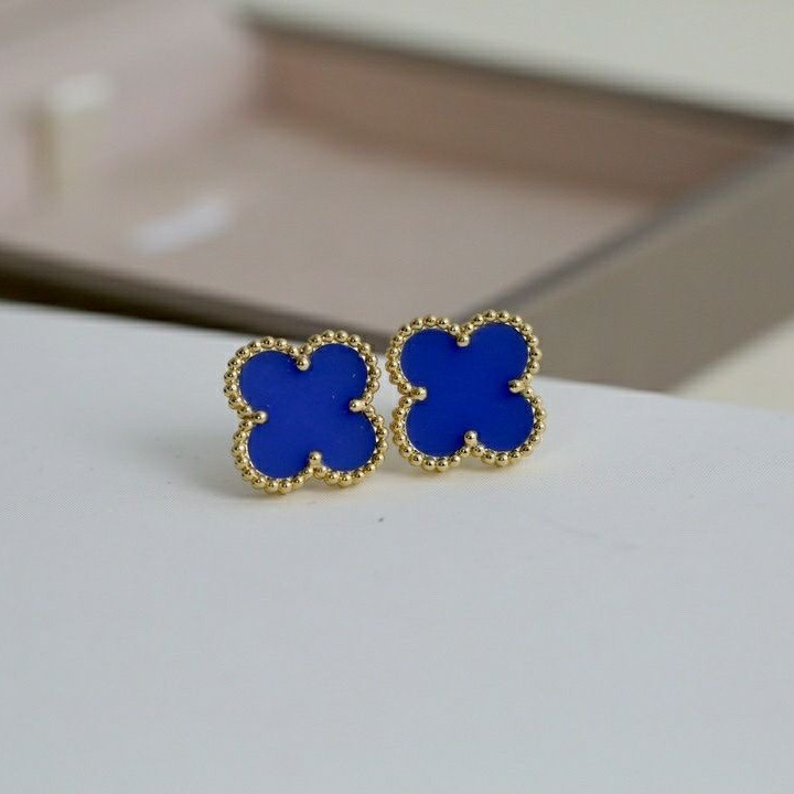 VCA Vancleef Blue earrings 111312