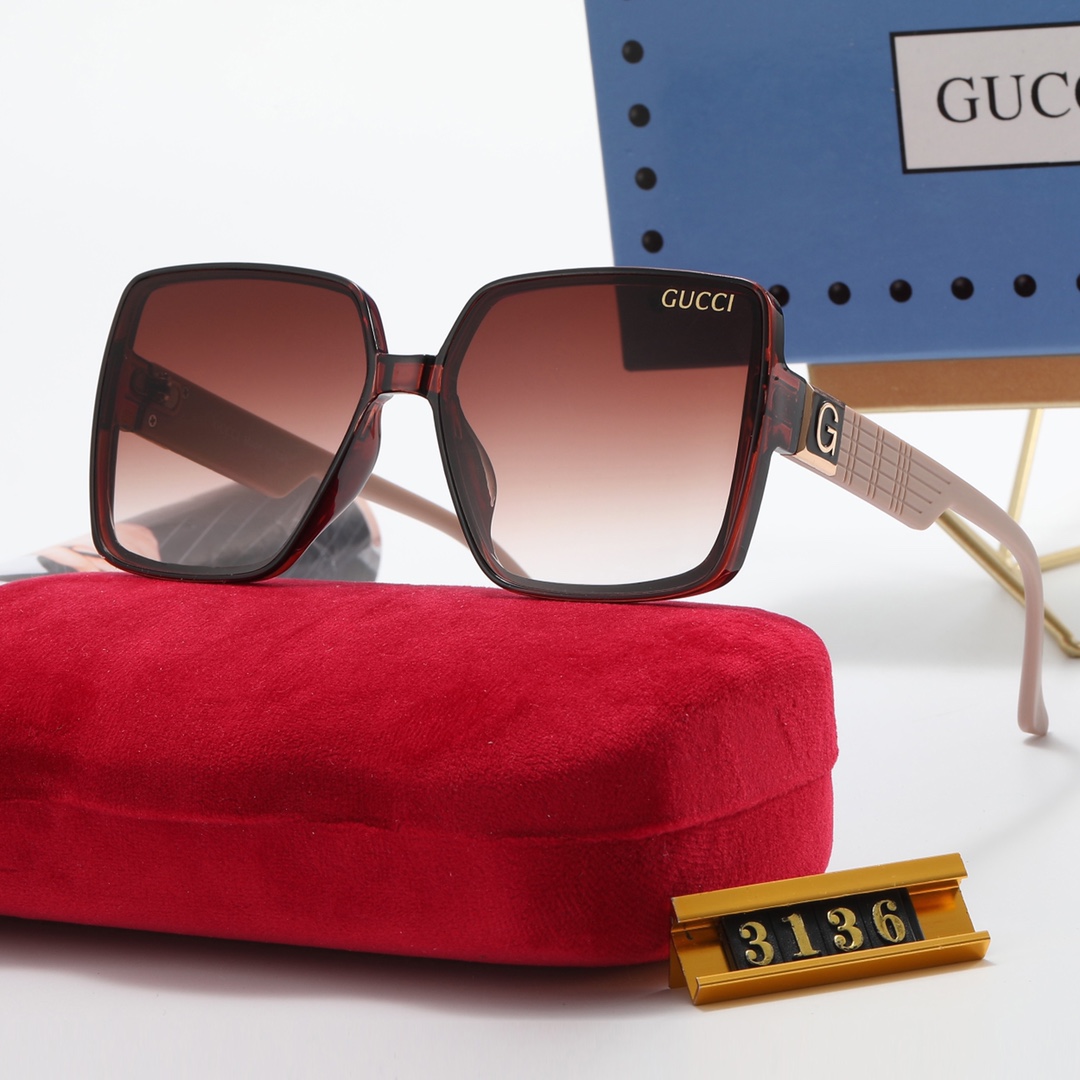 GUCCI GG Sunglasses 3136