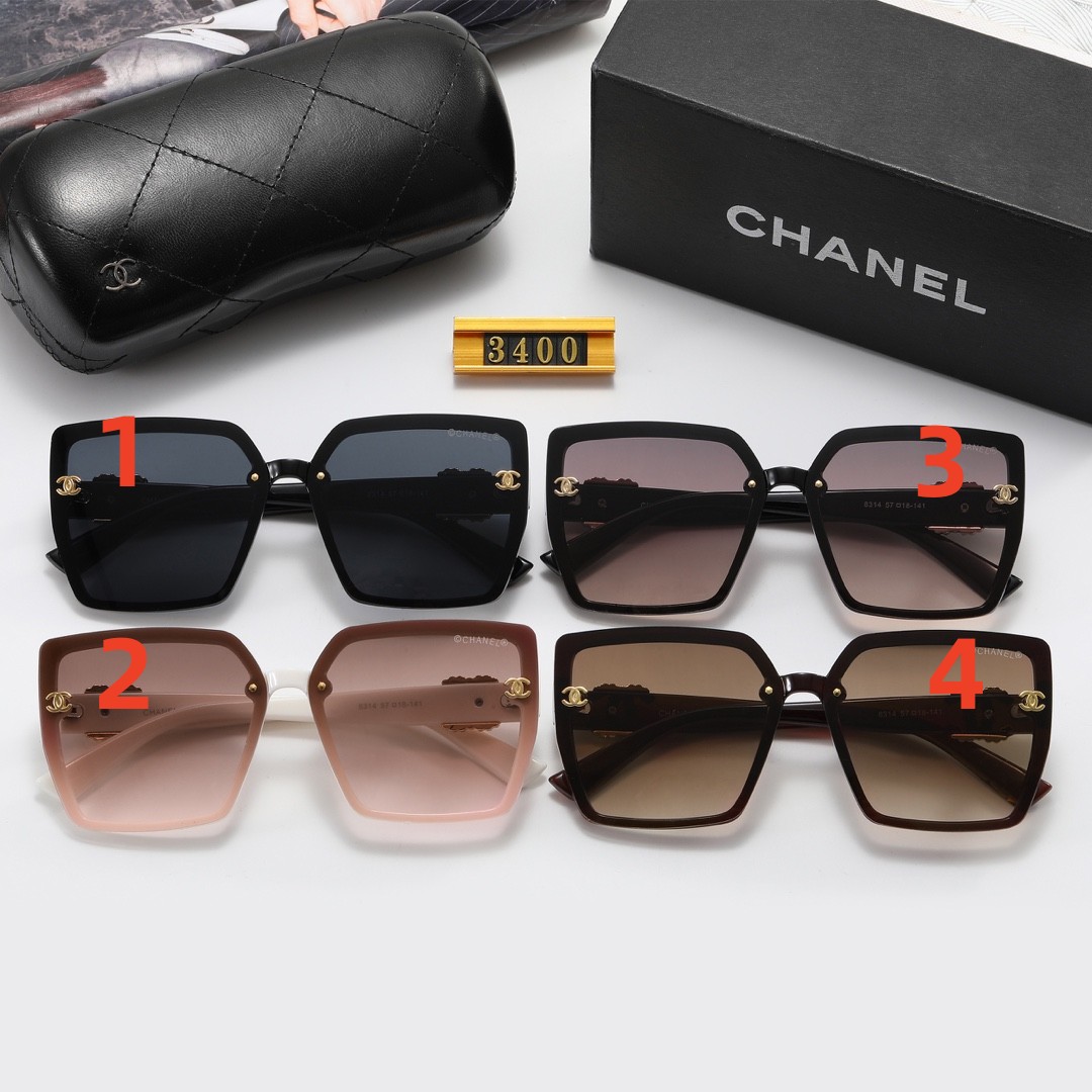 Chanel CC Sunglasses 3400