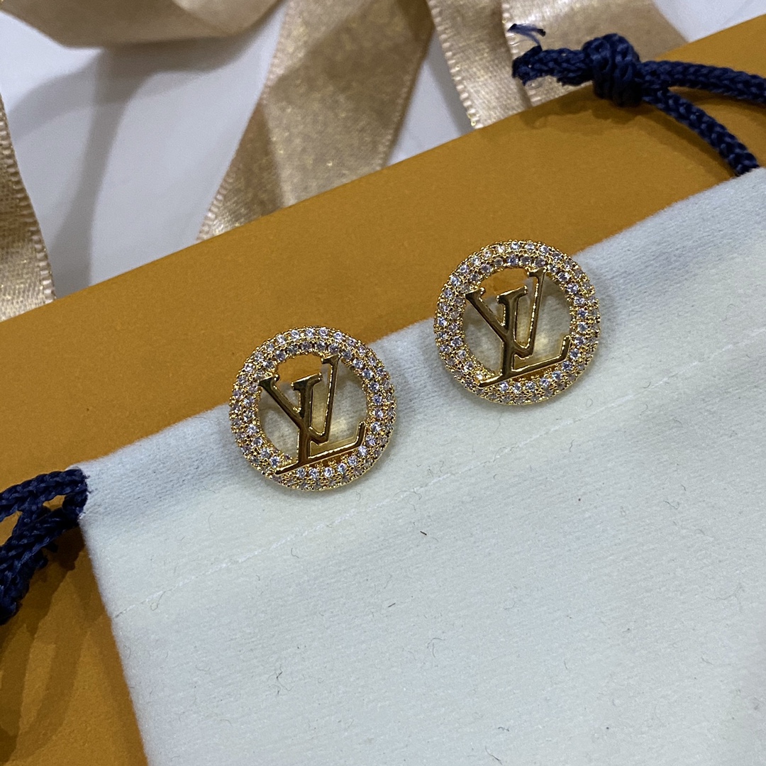 A1151  LV gold earrings