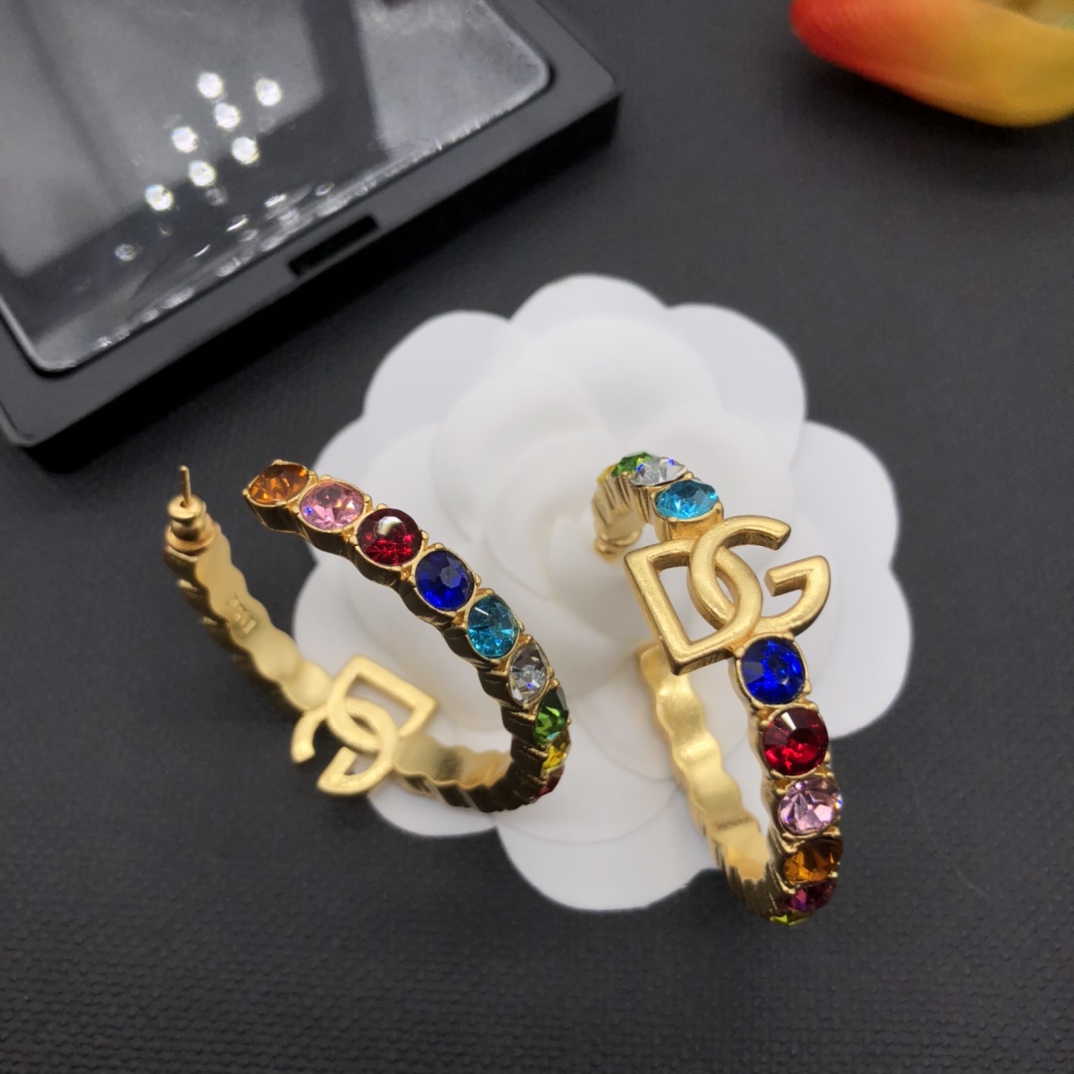 DG Dolce Gabbana colorful earrings 111840