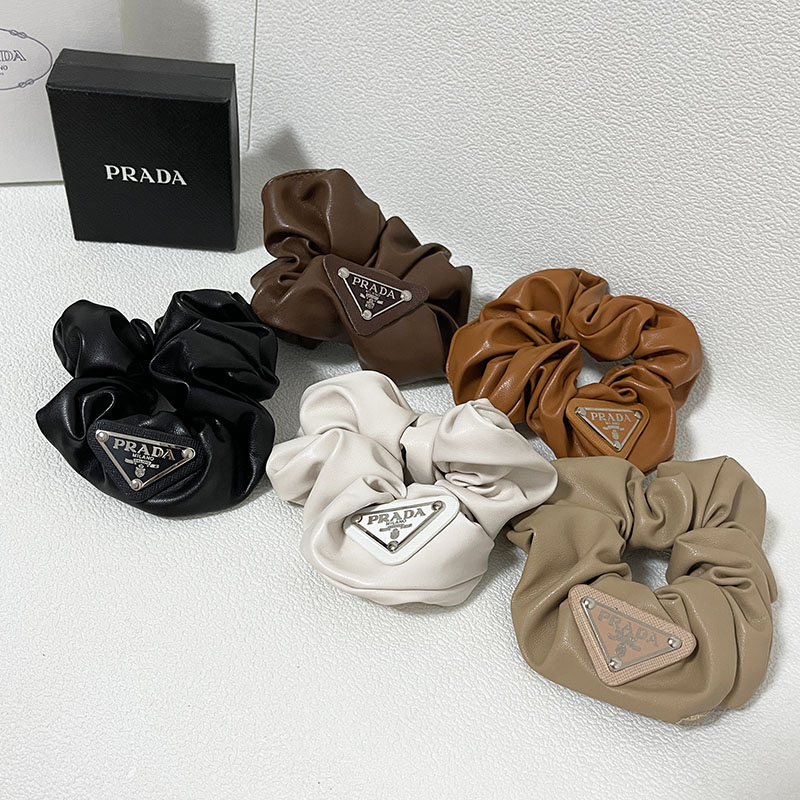 Prada PU Leather hairloop hairband