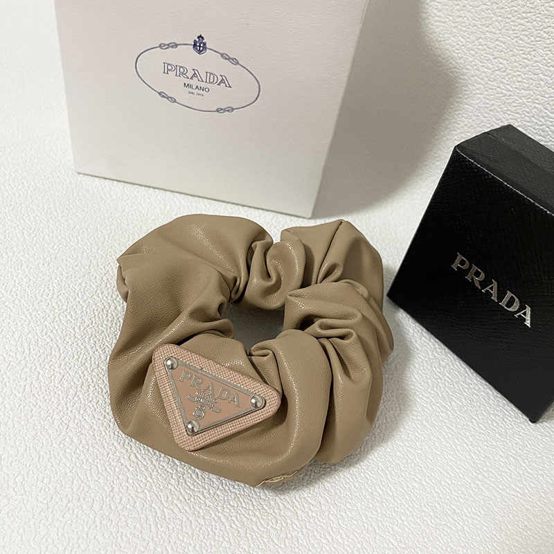 Prada PU Leather hairloop hairband