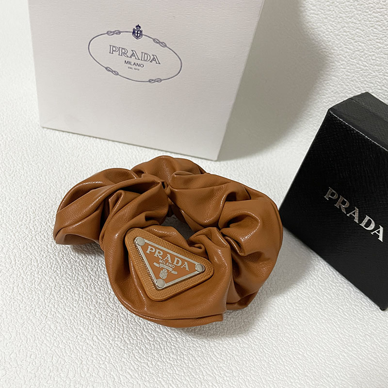 Prada PU Leather hairloop hairband