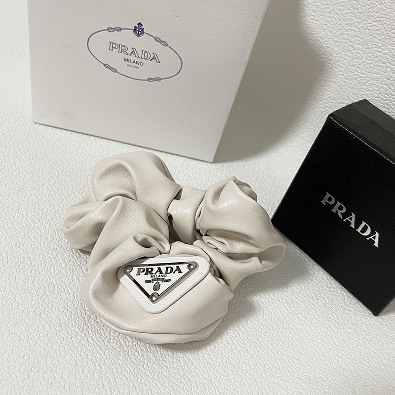 Prada PU Leather hairloop hairband