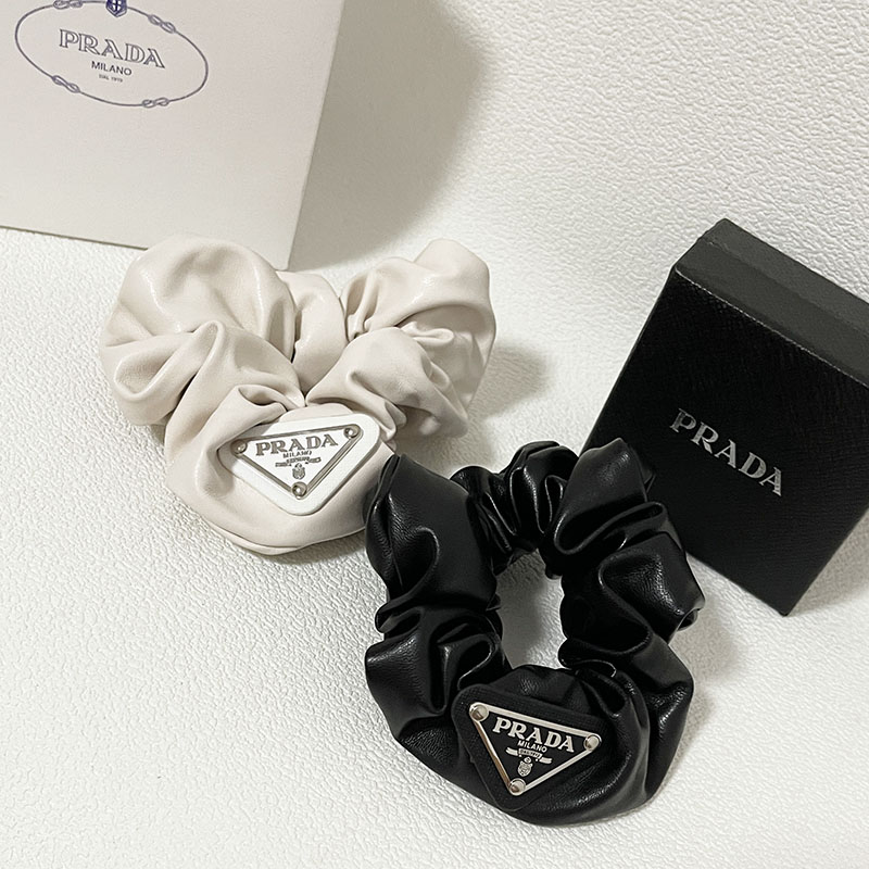 Prada PU Leather hairloop hairband