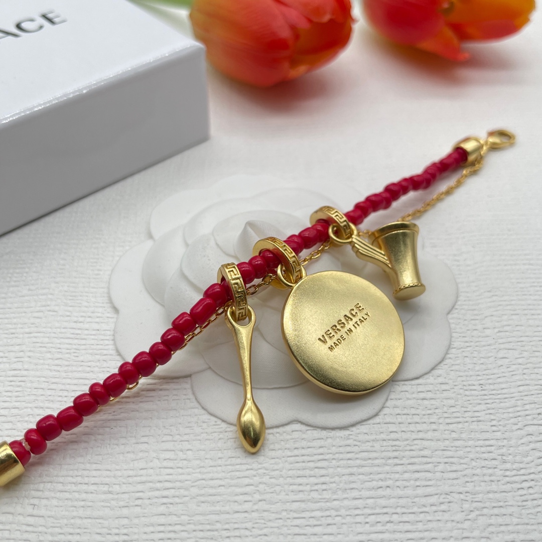 Versace red bracelet 111924
