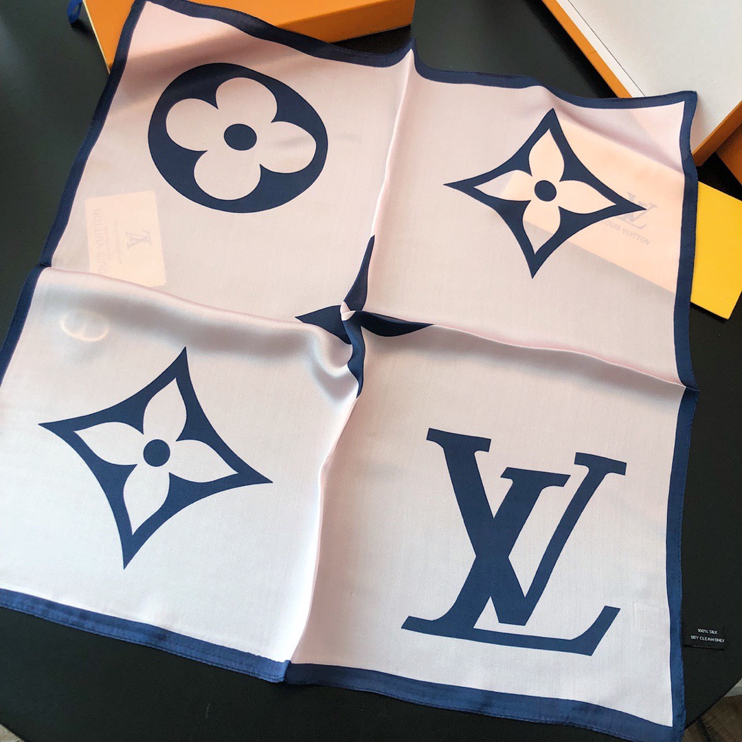 LV Louis vuitton silk scarf 112190