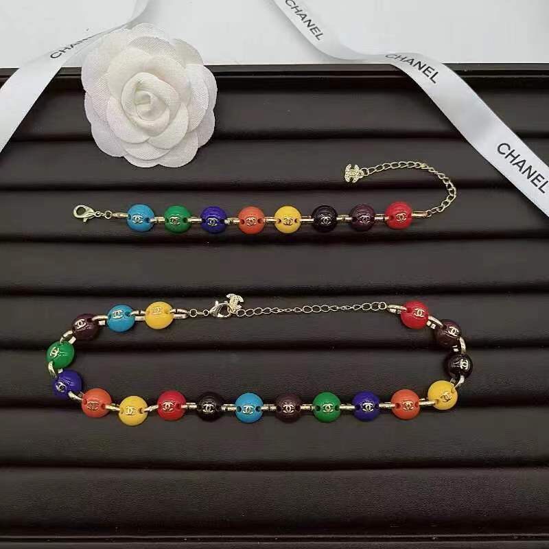 Chanel colorful bracelet/necklace 112211