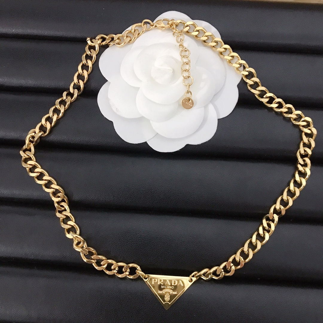 Prada choker necklace 112288