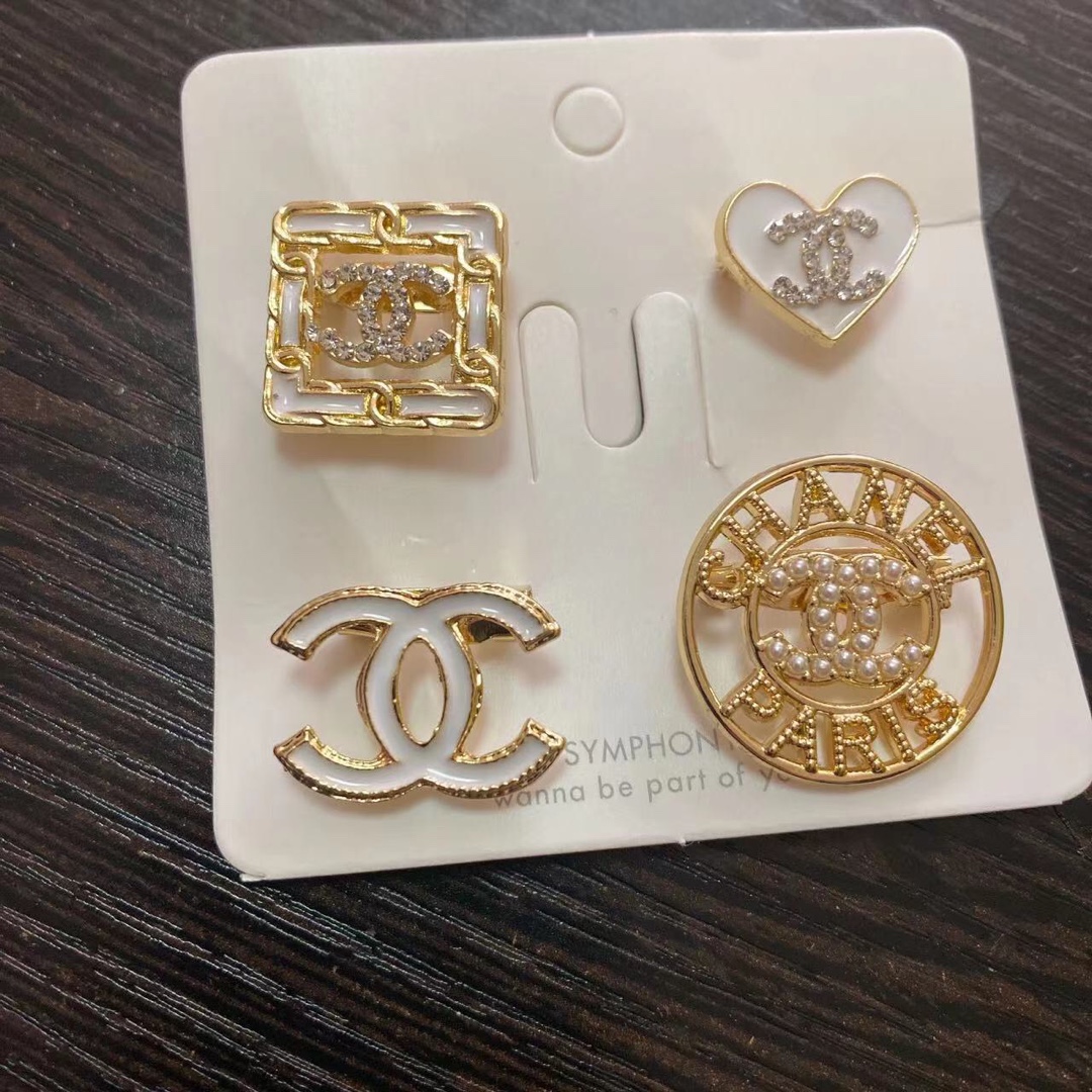 Chanel Set brooch 4pcs 112334