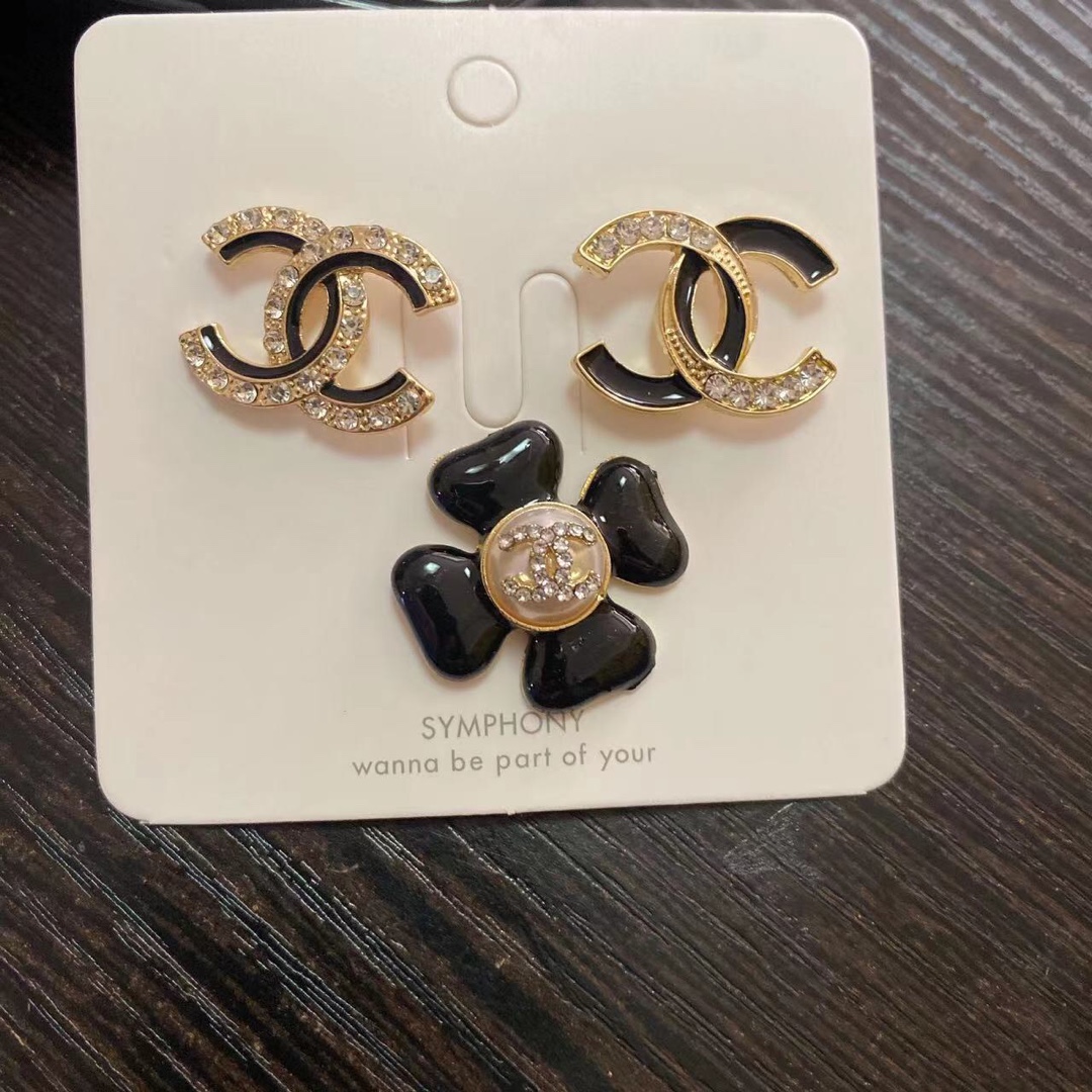 Chanel Set brooch 3pcs 112332