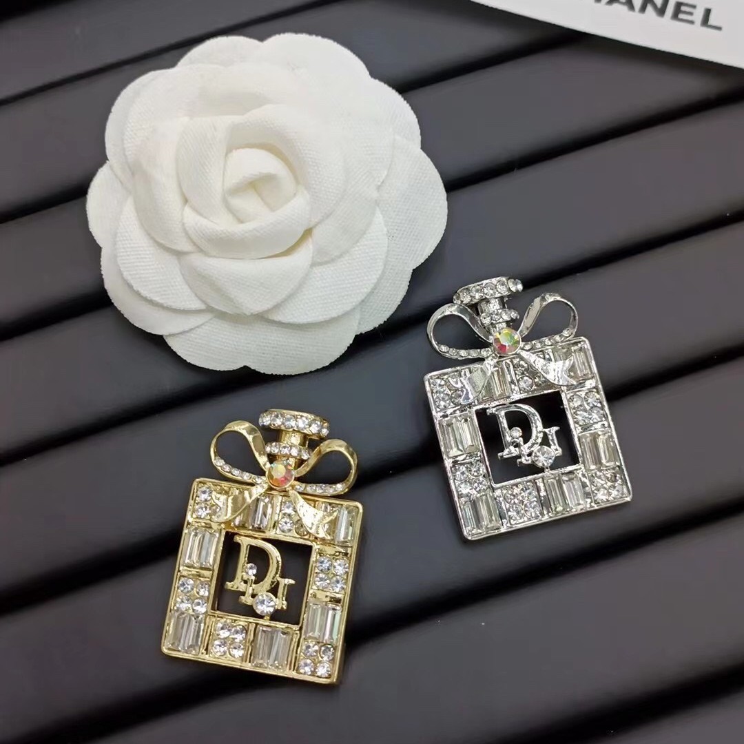 Dior perfume bottle brooch 112330