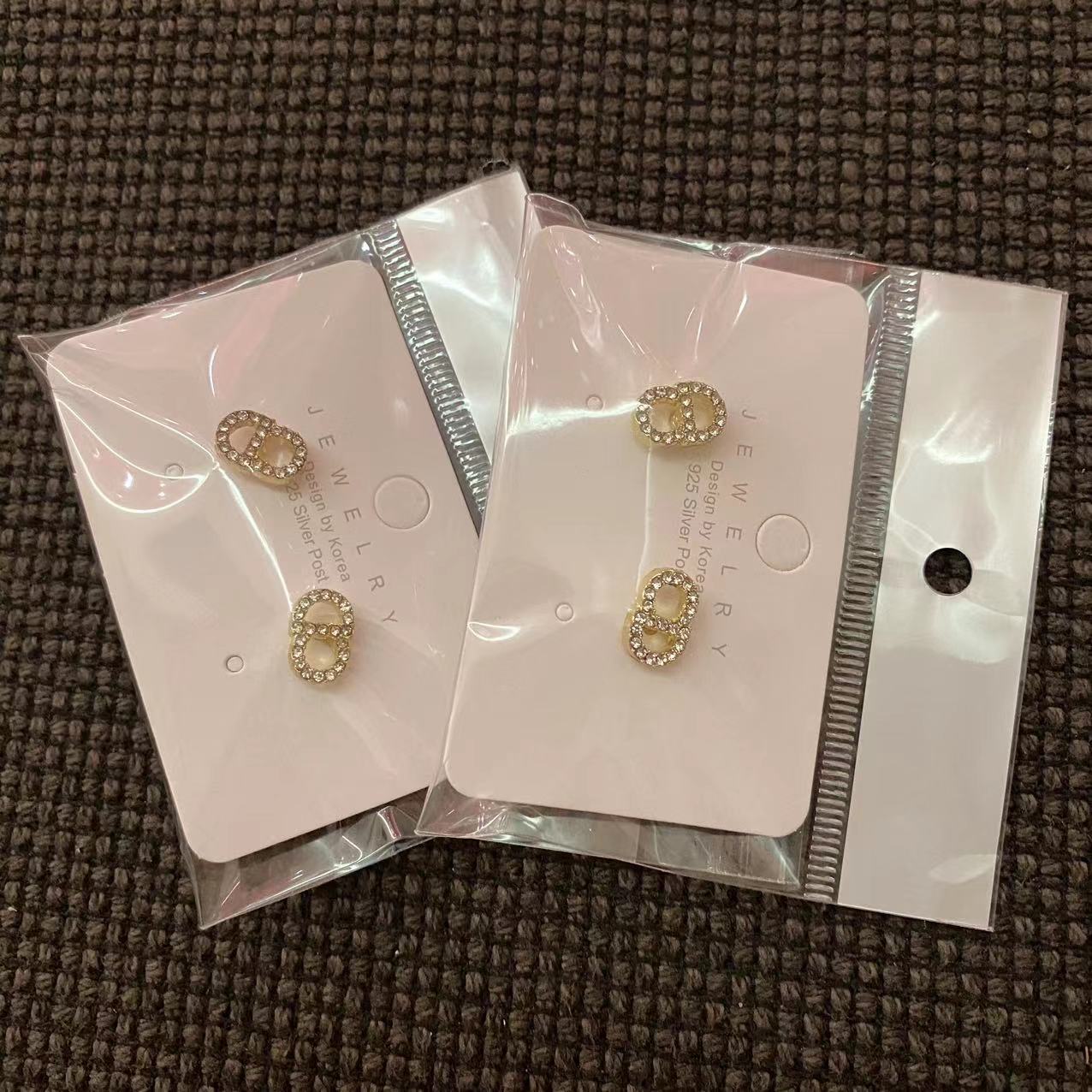 Big sale! Mini Dior CD earrings