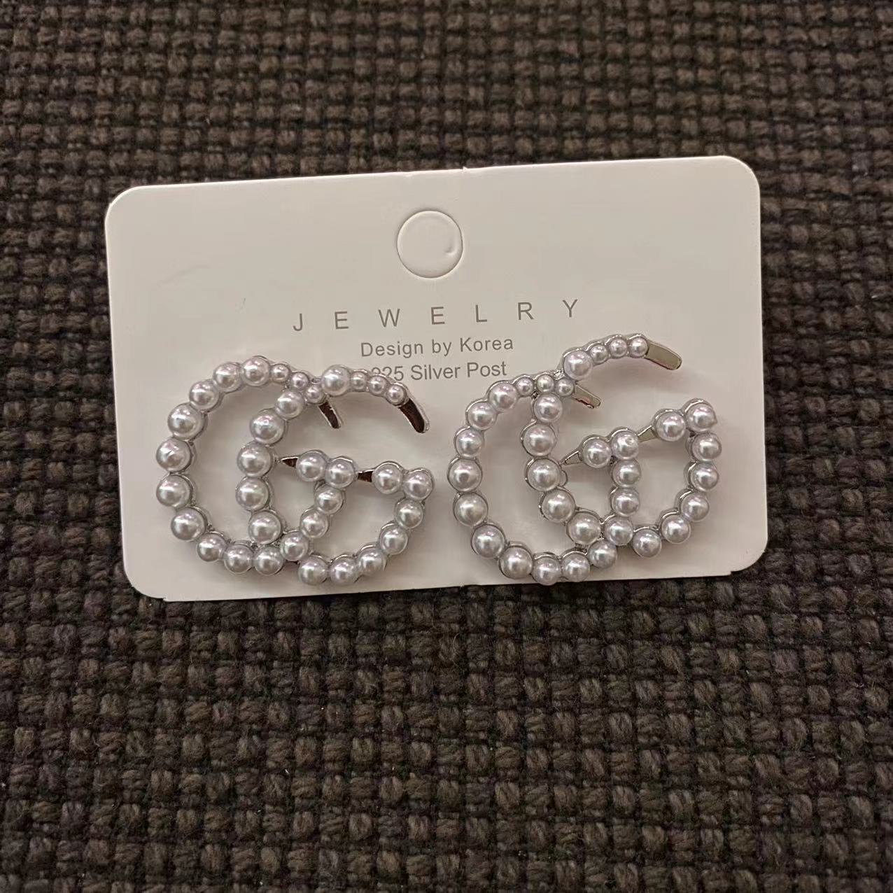Gucci pearl earrings gg on sale amazon