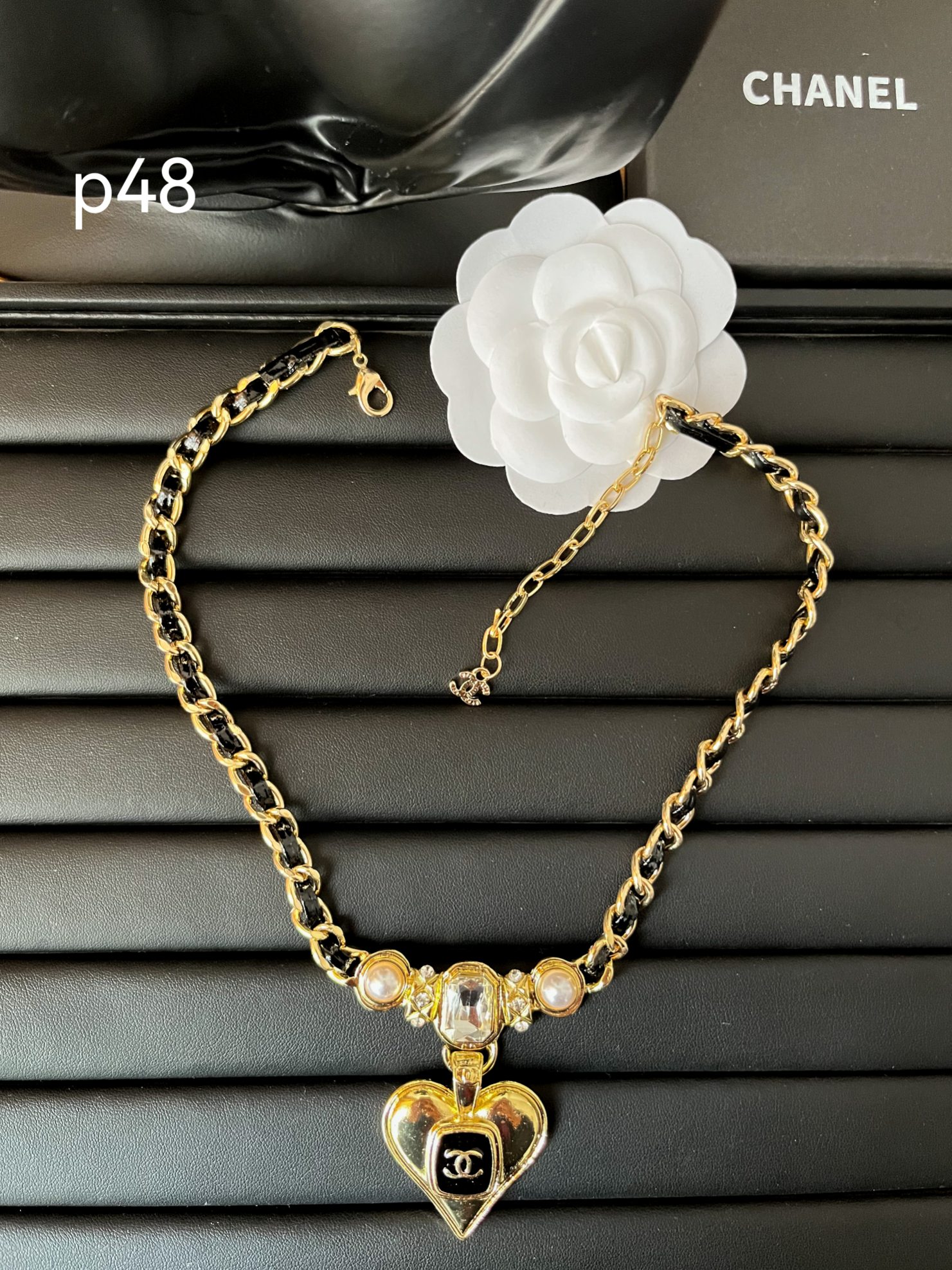 p48 Chanel heart necklace