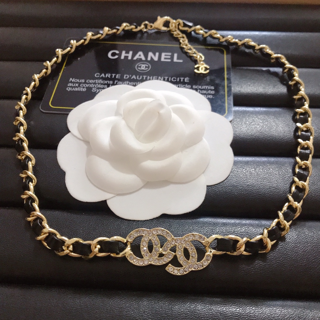 Chanel choker necklace 112524