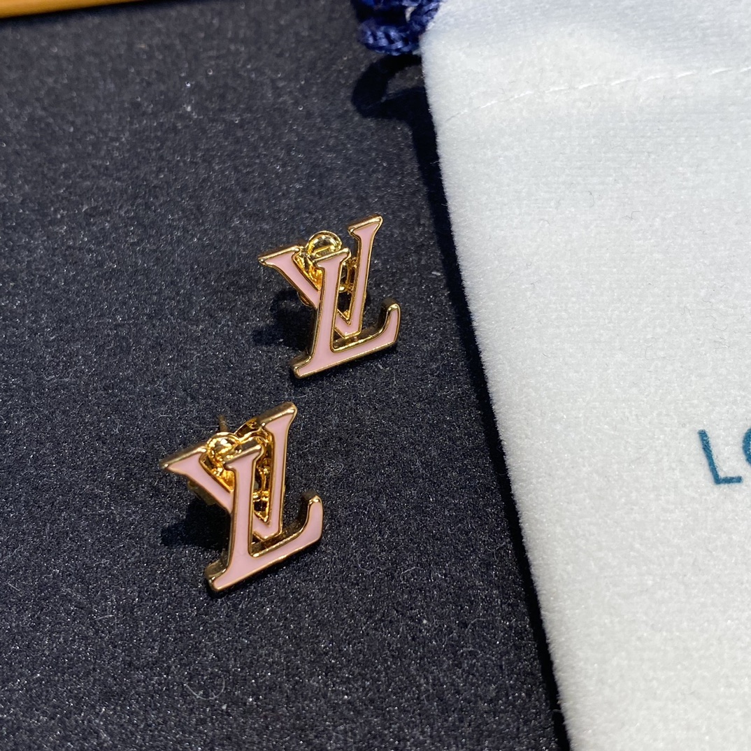 A1784  LV pink earrings