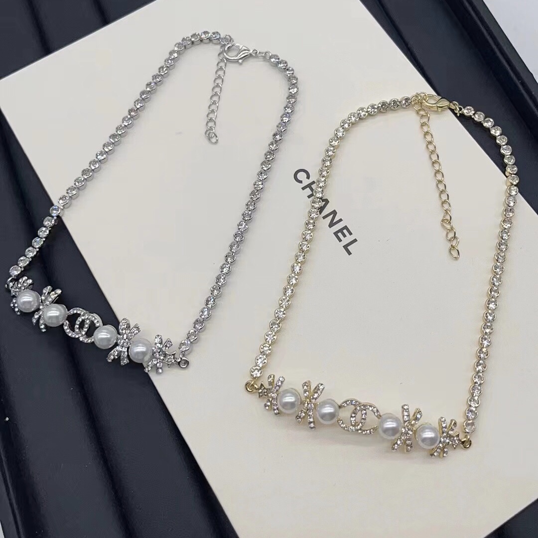 Chanel choker necklace 112803