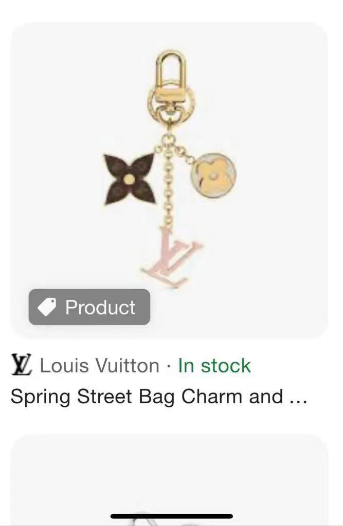 LV Spring Street Keychain/Bag Charm 112952