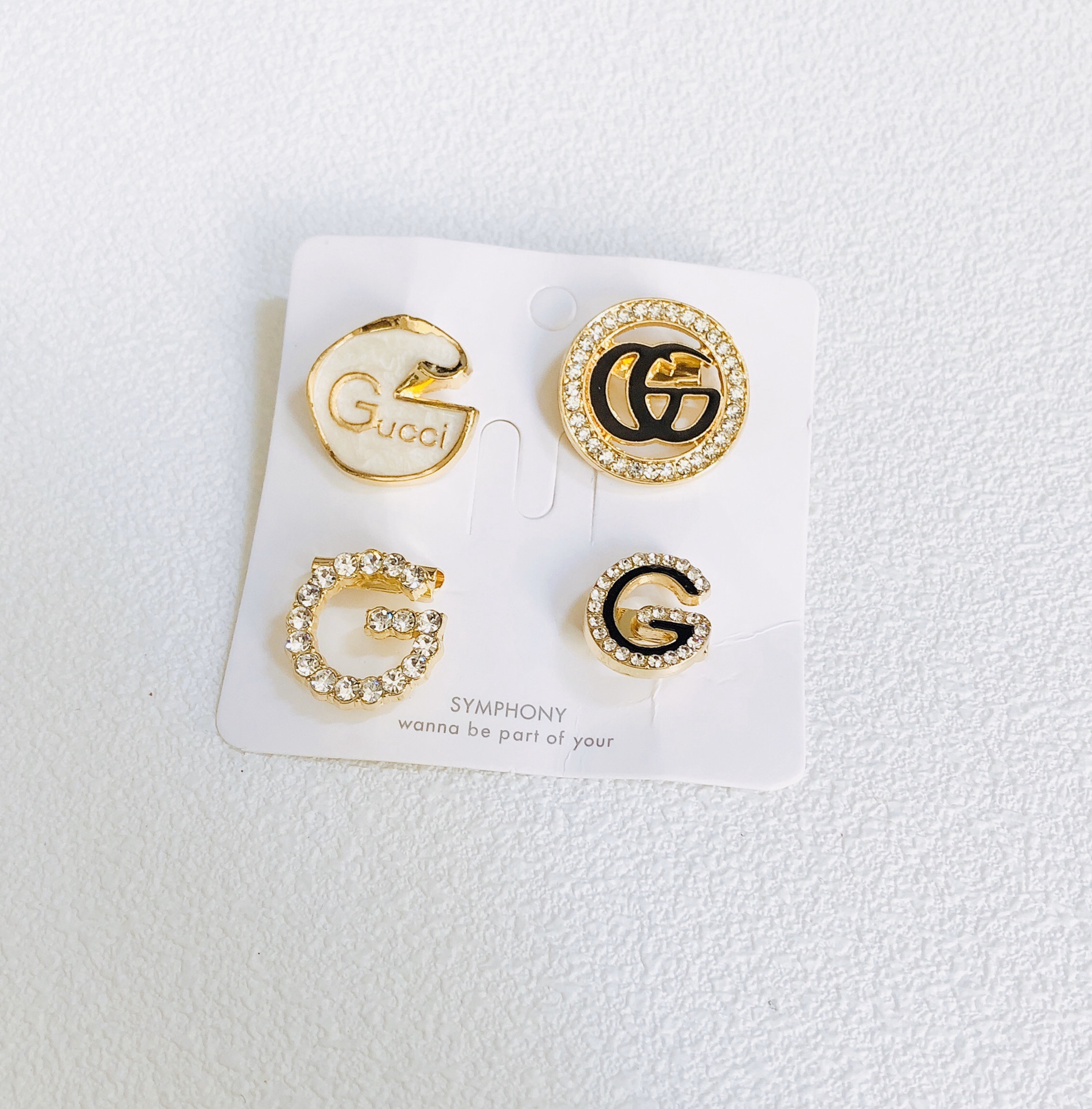 Gucci brooch 4pcs/set 112983