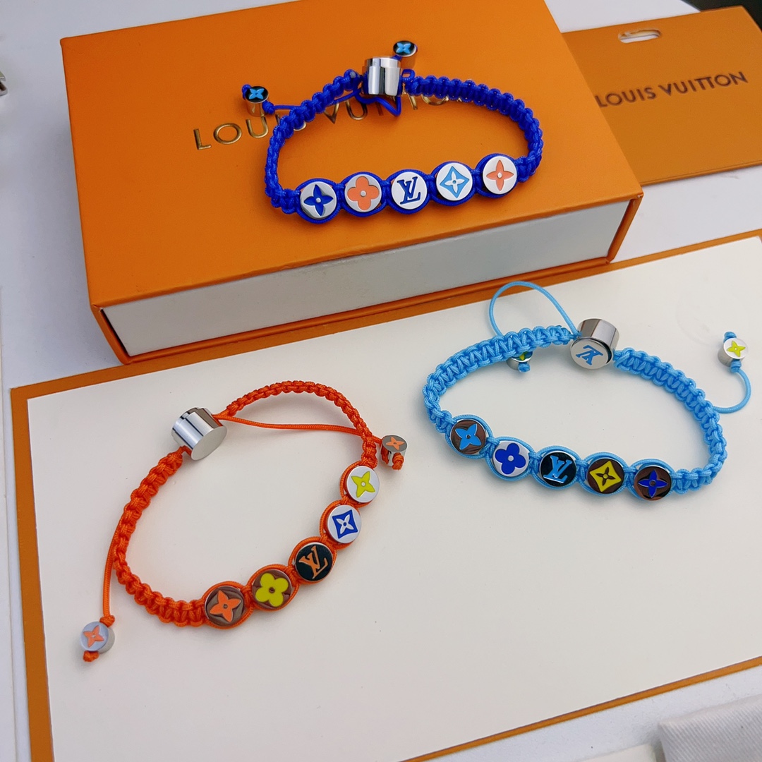 LV MONOGRAM COLORS wave bracelet 113014