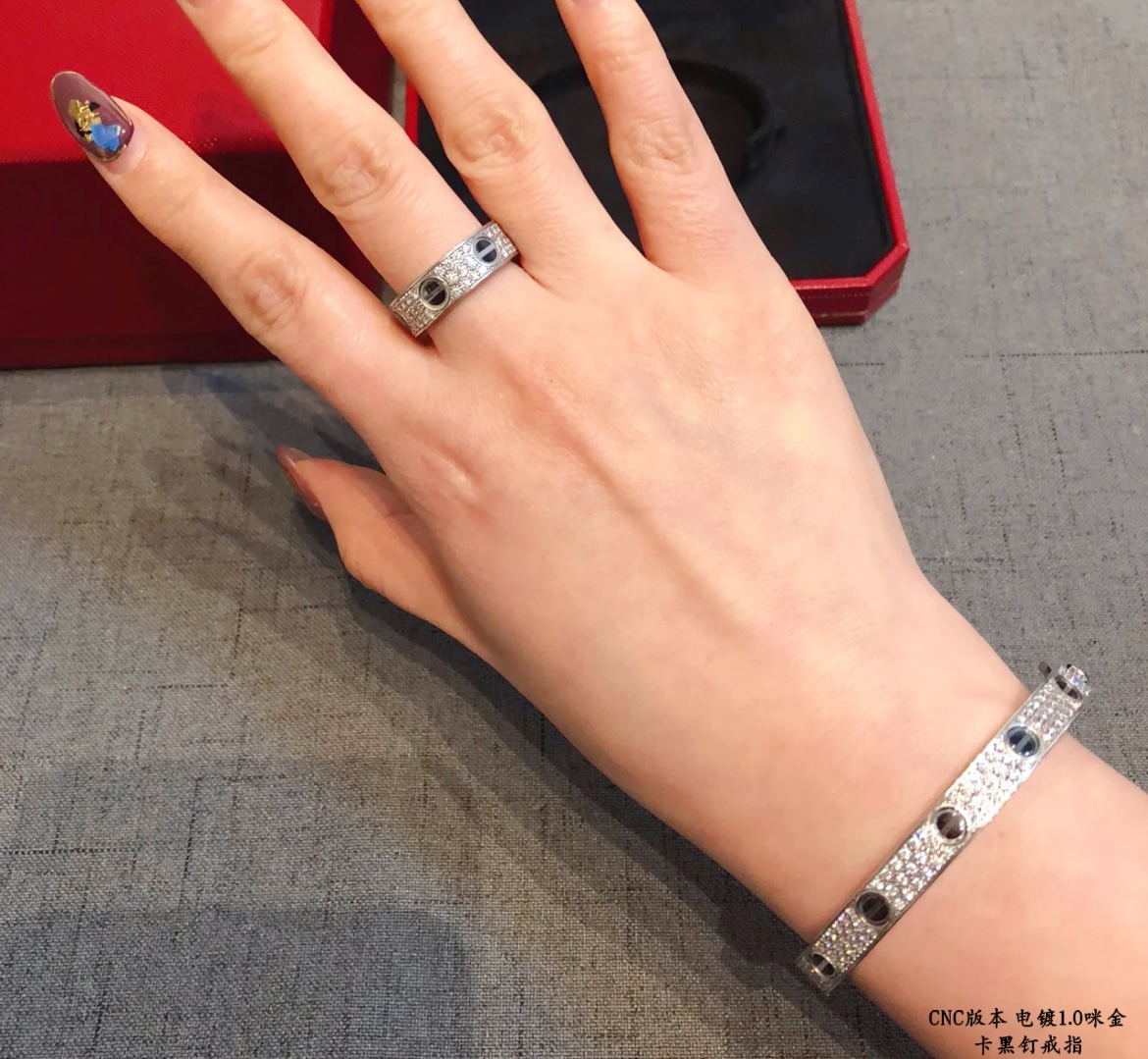 Cartier Black diamonds  Ring 113013