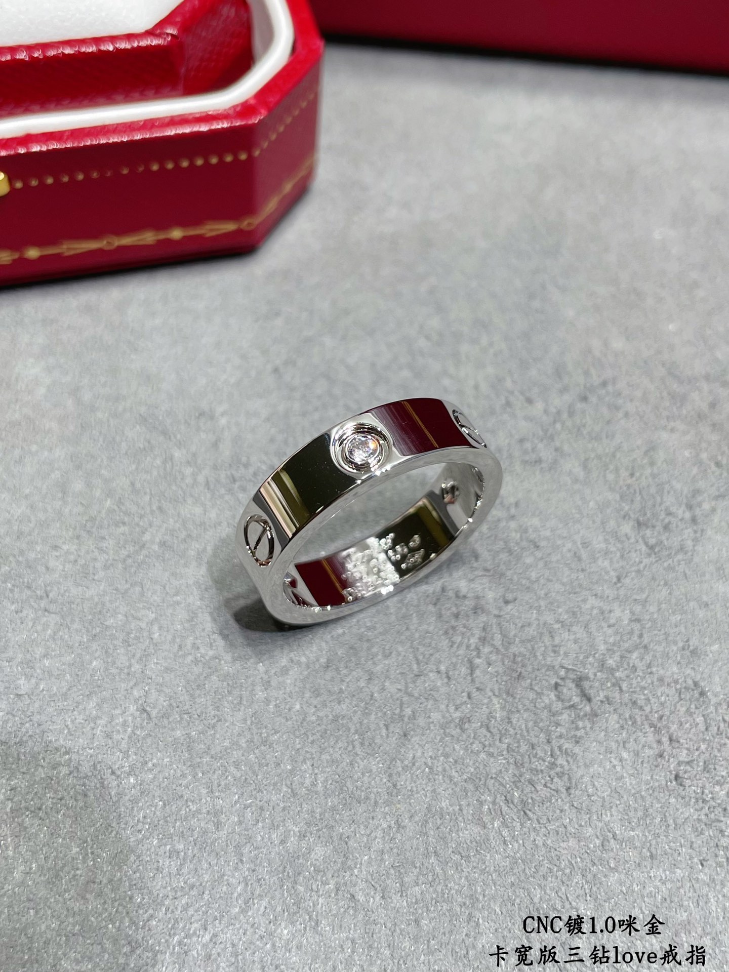 Cartier 3-diamonds  Ring