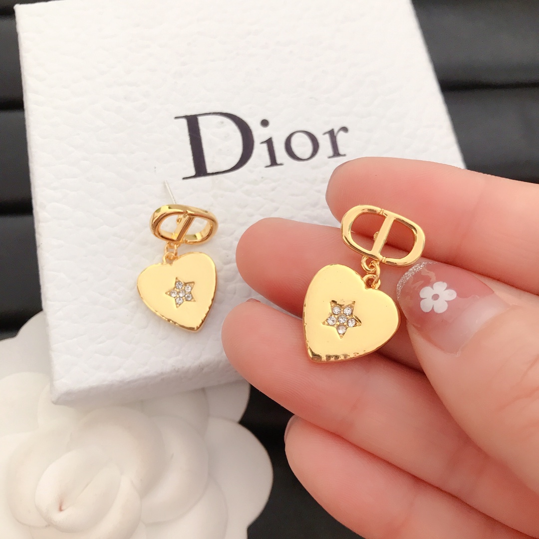 Dior CD Heart earrings 113068