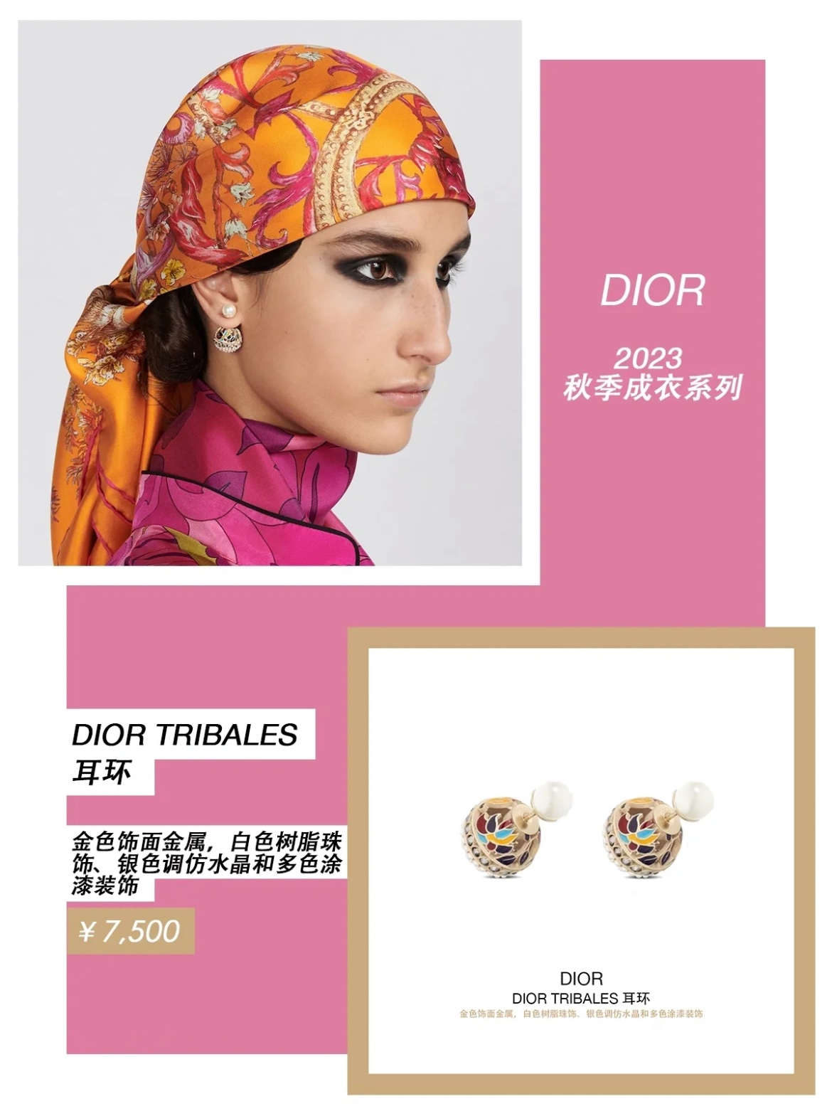 A1450 Dior earrings