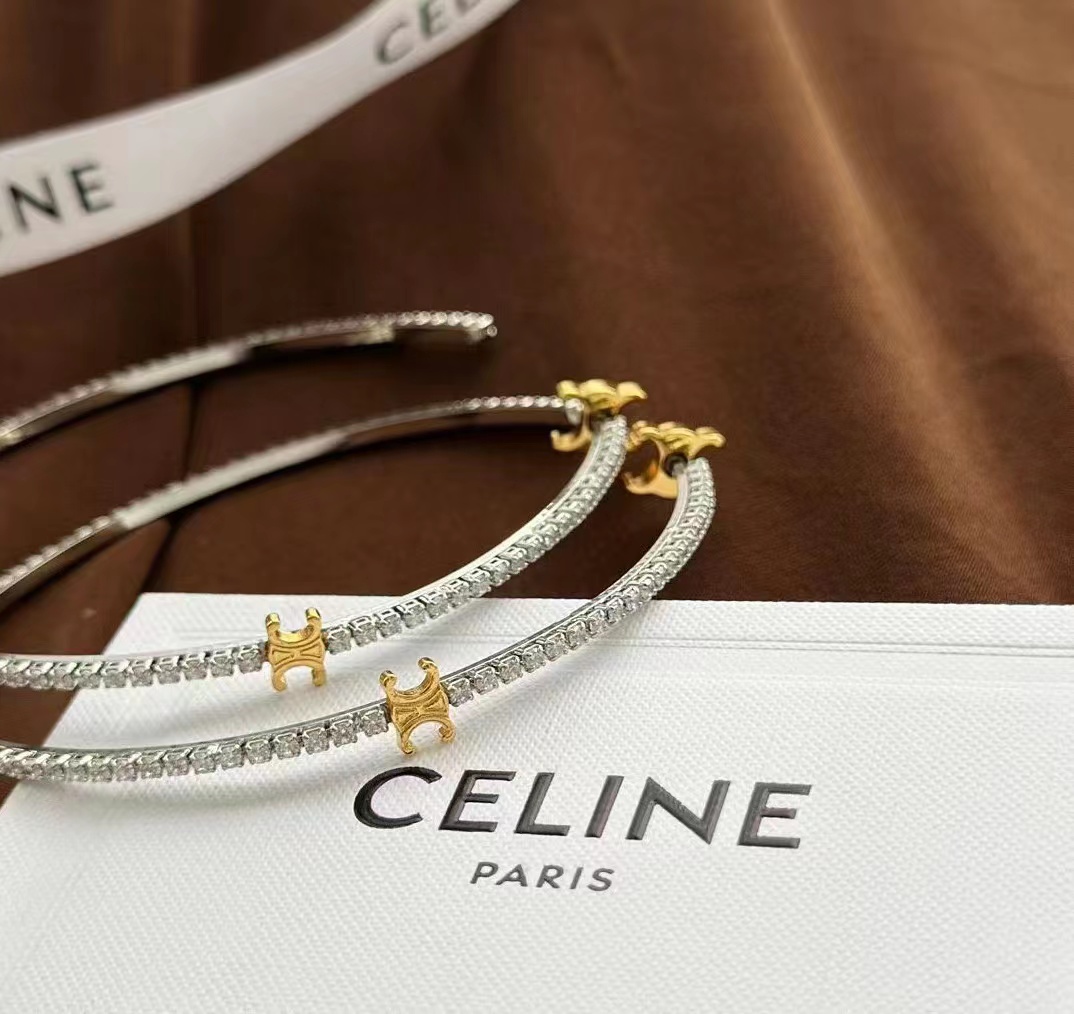 A1028 celine hoop earrings