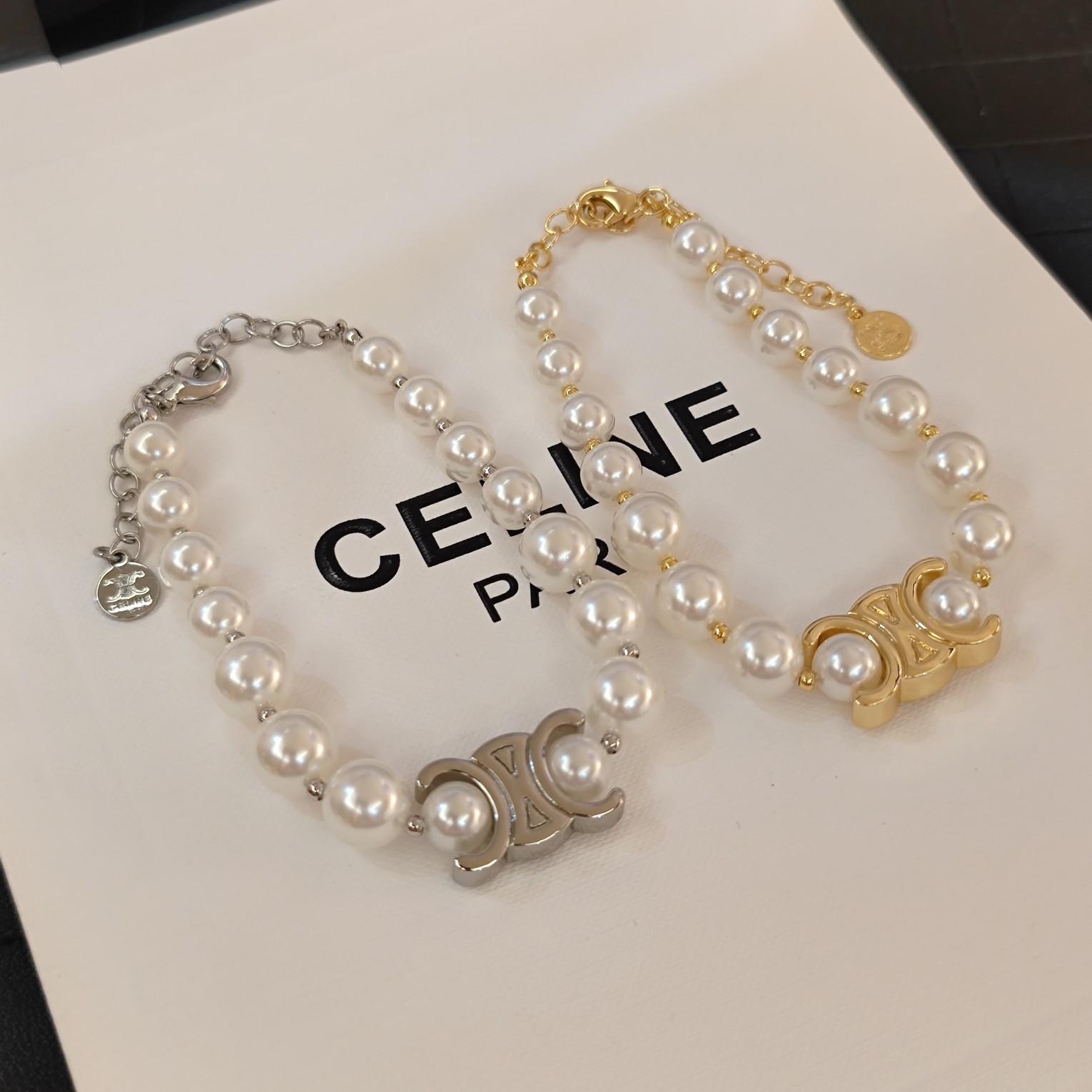 B825/B826 Celine pearls bracelet