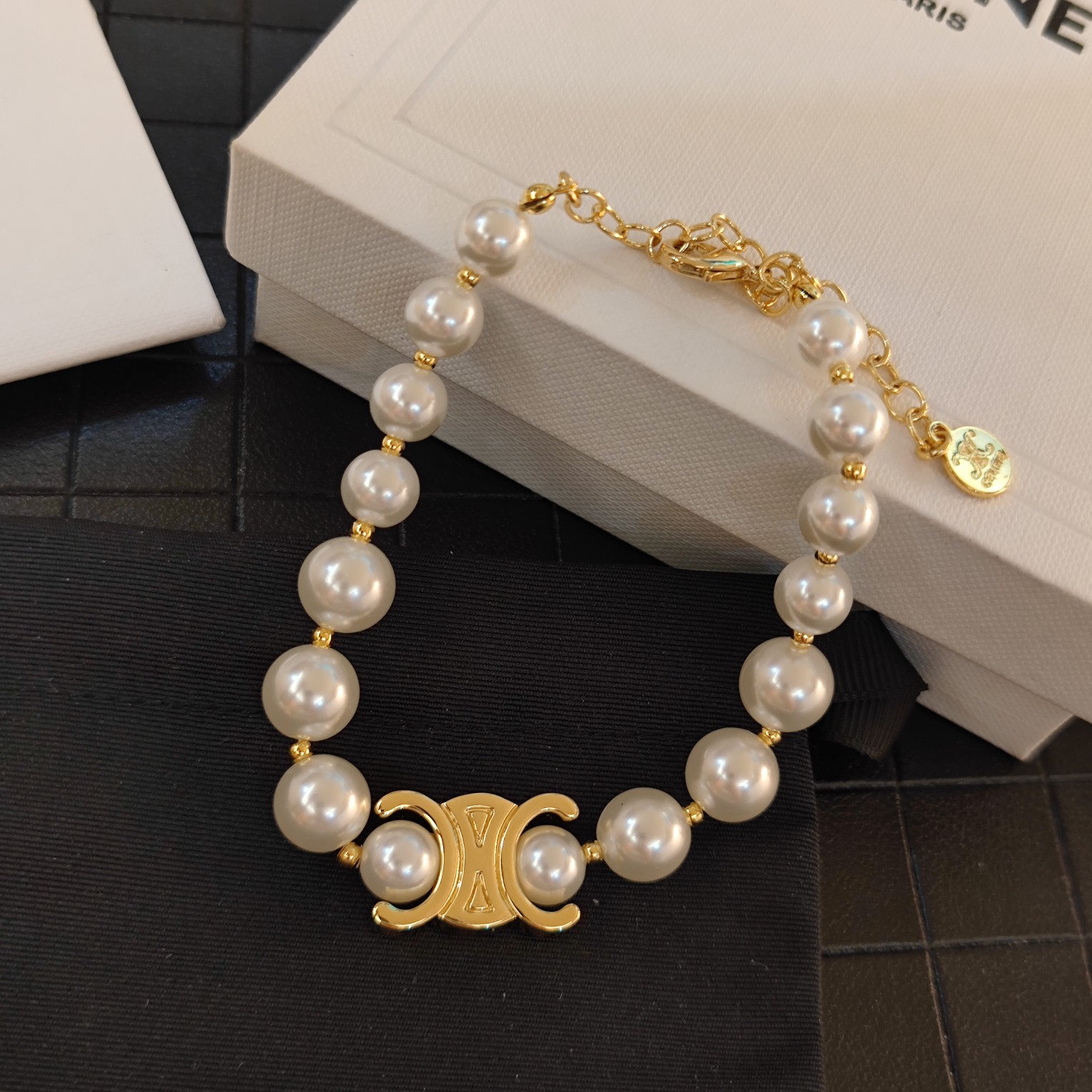 B825/B826 Celine pearls bracelet
