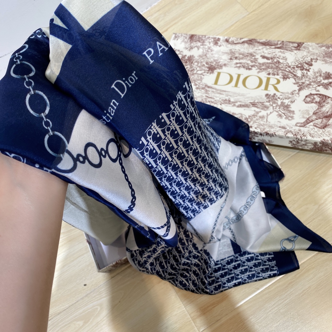 Dior Silk scarf  180cm 113732