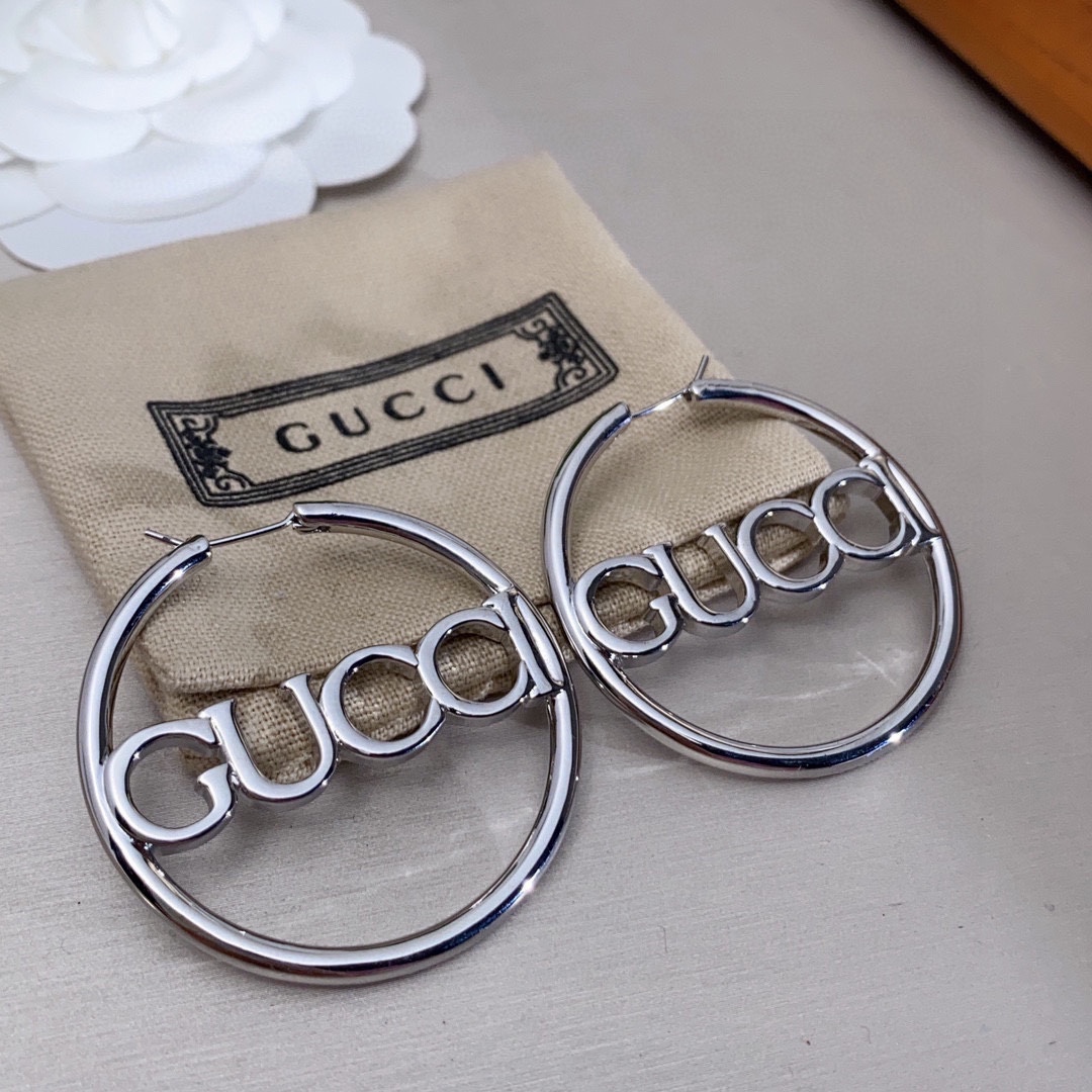Gucci hoop earrings 113789
