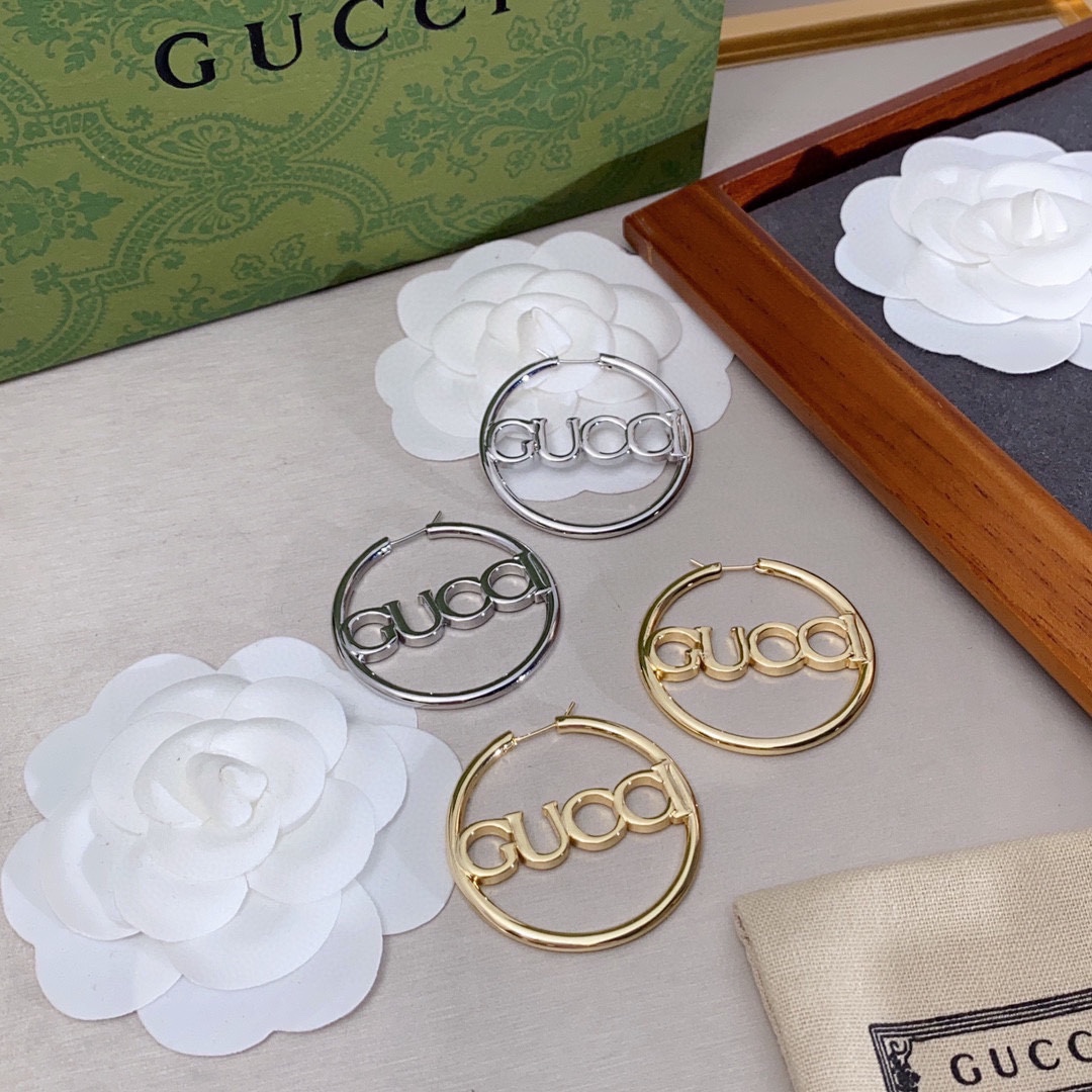 Gucci hoop earrings 113789