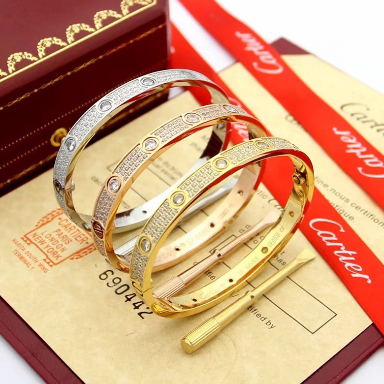 Cartier unfading love Bracelet full diamond