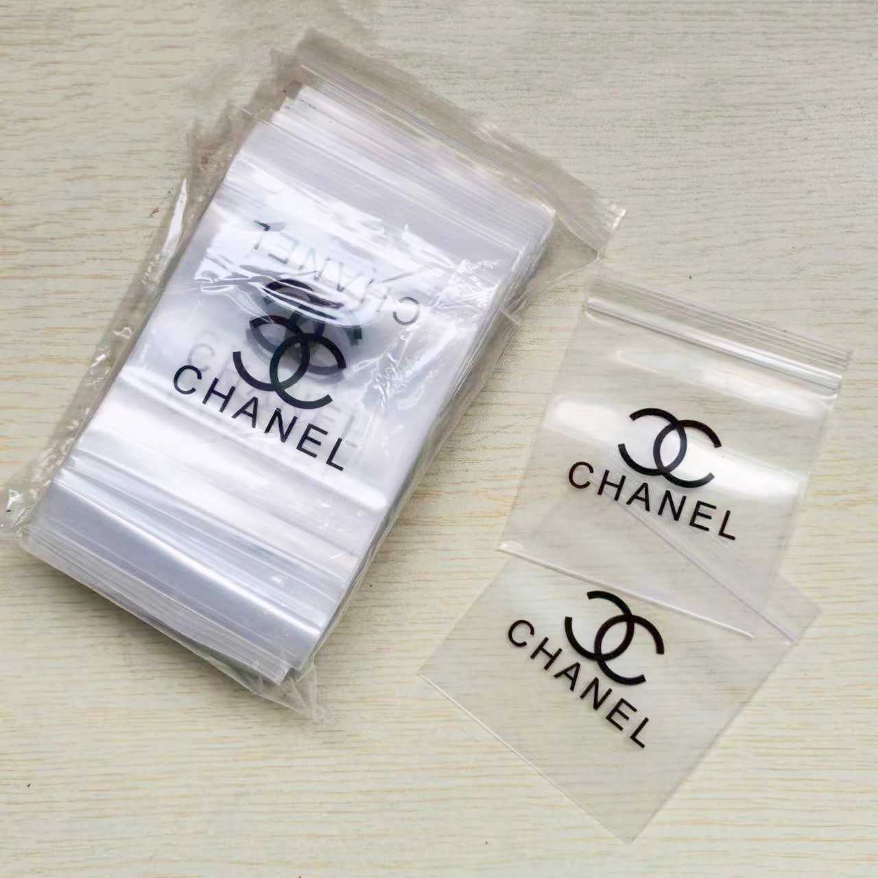 100pcs Chanel opp jewelry packaging bag