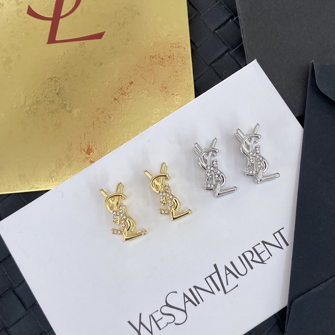 A1668 YSL double face earrings