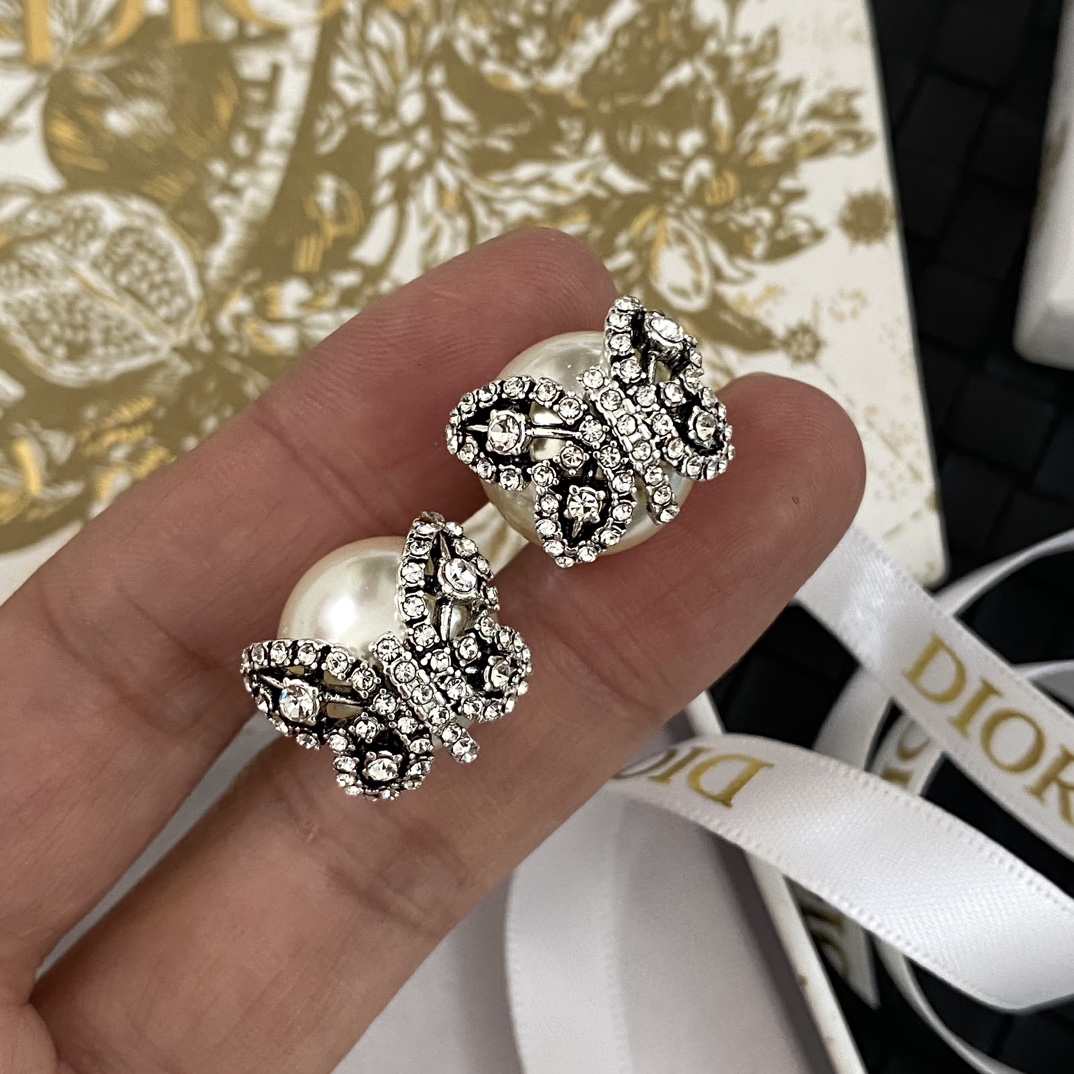 A1261  Dior butterfly earrings