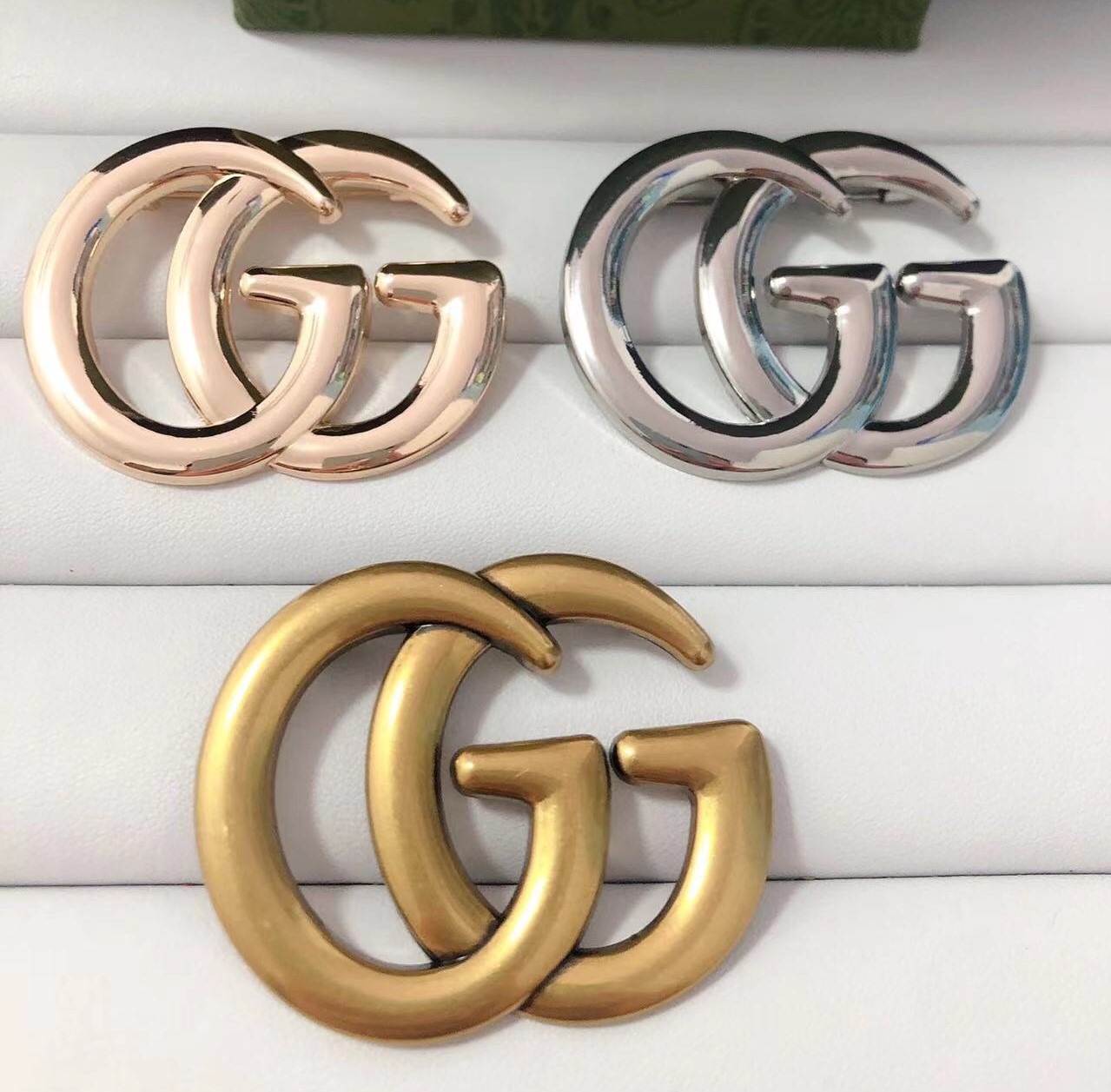 Gucci GG Brooch 113924