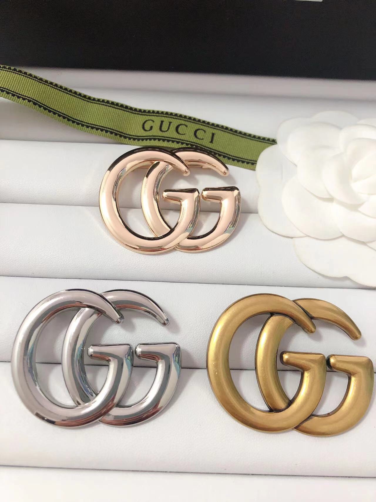 Gucci GG Brooch 113924