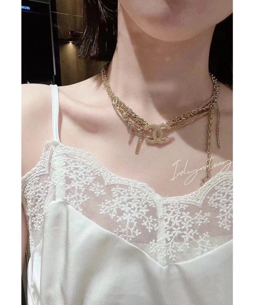 X578  Chanel choker necklace